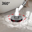 Electric Spin Scrubber,Cordless Cleaning Brush with 8 Heads and Extension Handle Power Shower Scrubber for Bathroom Kitchen Tile Floor