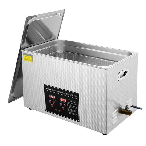 VEVOR Upgraded Ultrasonic Cleaner High Power (650W Heater,600W Ultrasonic), Professional Digital Lab Sonic Ultrasonic Parts Cleaner with Heater & Timer for Garage/Laboratory/Dental Instruments Cleaning