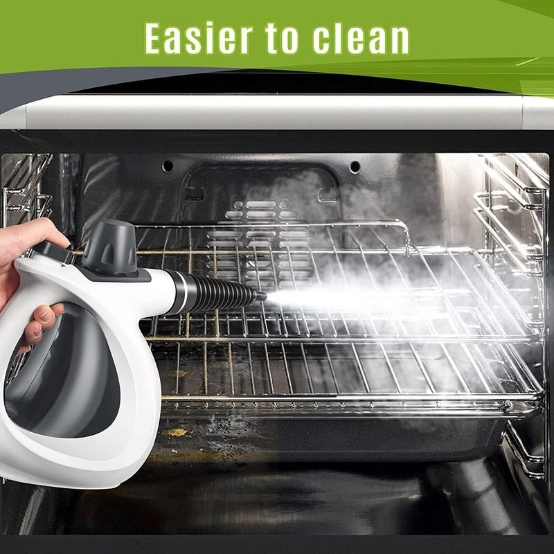 Pressurized Handheld Multi-Surface Natural Steam Cleaner with 12 Pcs Accessories, Multi-Purpose Steamer for Home Use, Cleaning Floor, Kitchen and Car