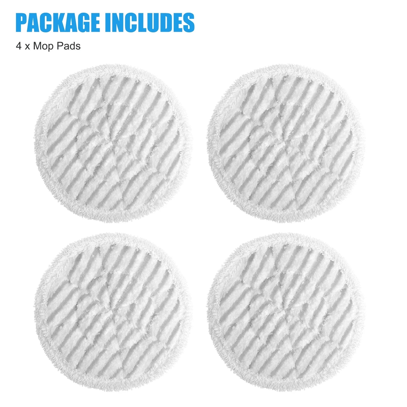 4Pcs Replacement Steam Mop Pad Fits for Shark S7000 Series Model S7000 S7001 S7000AMZ S7001TGT - Scrub Type