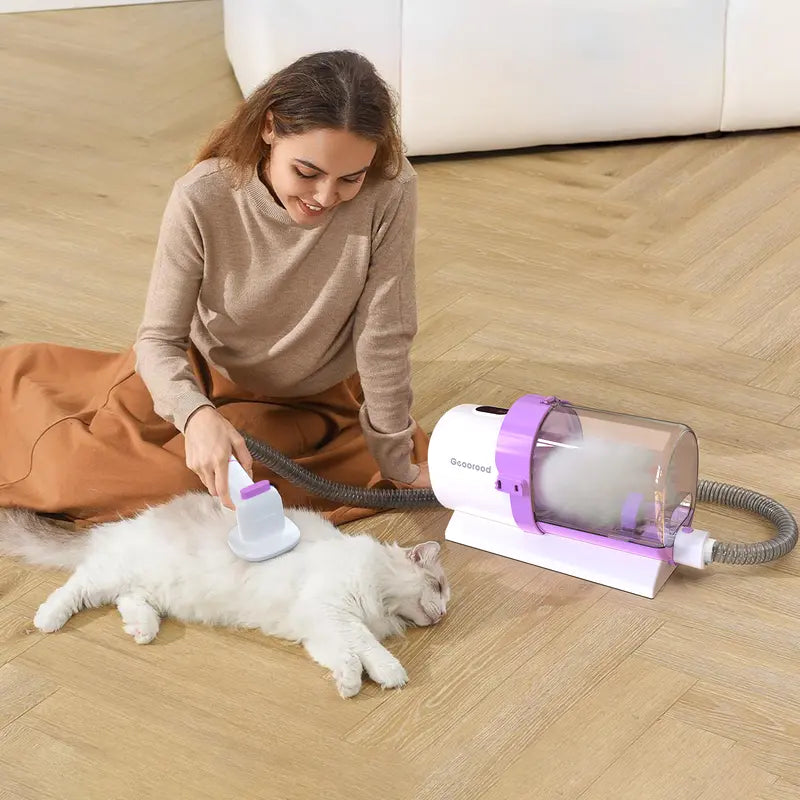 Geoorood Dog Grooming Vacuum, 2.5L Dog Vacuum Brush for Shedding Grooming, 4-In-1 Pet Grooming Vacuum, Dog Hair Vacuum Groomer, 2.5L Large Pog Grooming Kit , Pet Products, #Glenpowell #Tiktokshopdealdiscovery