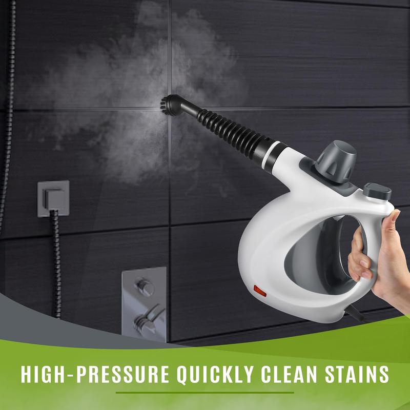 Pressurized Handheld Multi-Surface Natural Steam Cleaner with 12 Pcs Accessories, Multi-Purpose Steamer for Home Use, Cleaning Floor, Kitchen and Car