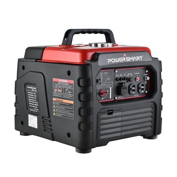 Powersmart 1500-Watt Gas Powered Portable Inverter Generator, Super Quiet, Ultra-Light Small Generator for Camping Outdoor,Fishing, Parallel Capable, CARB Compliant,Portable,Weather Resistant Emergency Power, Fall Deals for You Campaign, Hurricane (PS55)