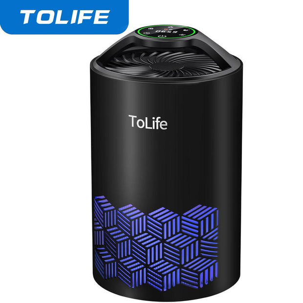 Tolife K1 Air Purifier: HEPA Filter for Pet Allergies & Dust! Portable, Baby-Friendly & Low-Noise Sleep Mode - Perfect for Home & Office