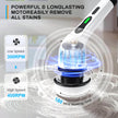 Electric Spin Scrubber, with 9 Brush Heads and Adjustable Handle,Abs Cleaning Brush for Bathroom Floor