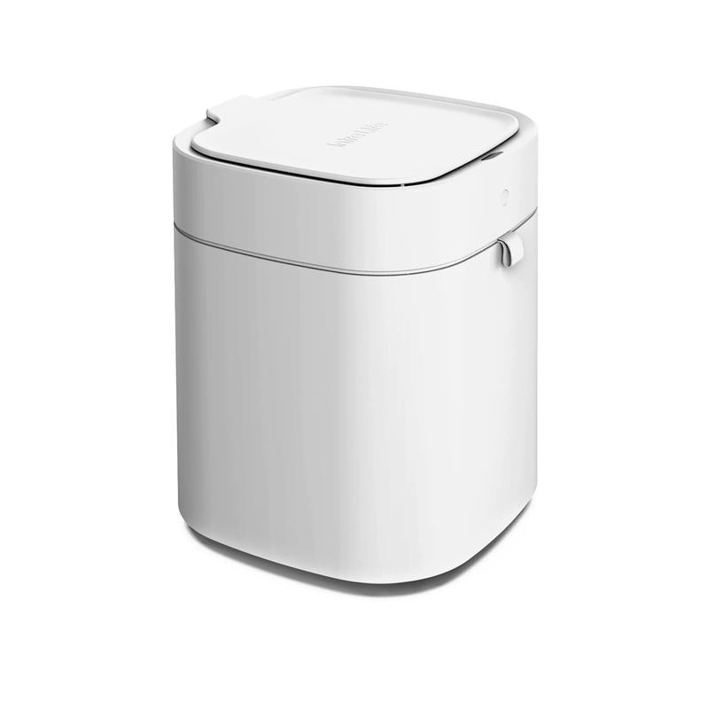 Intrelife Smart Sensor Wastebasket for Living Room Bedroom Kitchen Bathroom 3.5 Gallon Trash Can Self Sealing Auto Refill Smart Bin