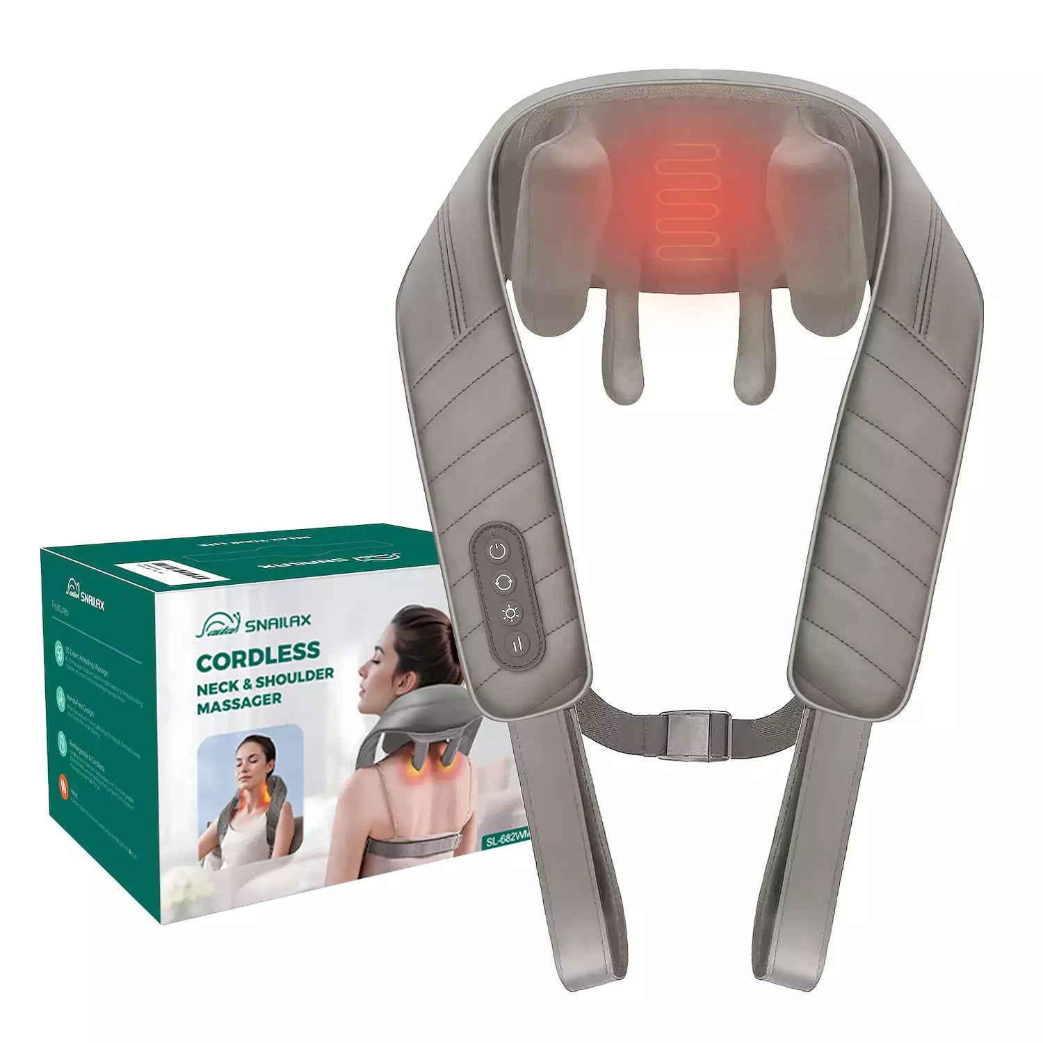 PaxEase™ FlexRelief - Wireless Heated Neck & Body Massager