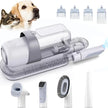 LMVVC Pet Grooming Kit with Vacuum for Dogs and Cats Vacuum Brush