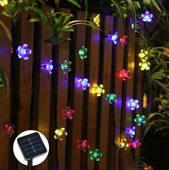 Solar Cherry Blossom Lights All Weatherproof