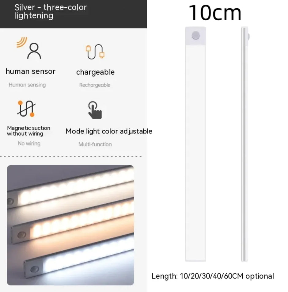 LumaEase - Magnetic Ambient Motion Sensor Lights - 3 Adjustable Tones