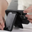 Magnetic Flip Card Holder and Wallet with Phone Stand