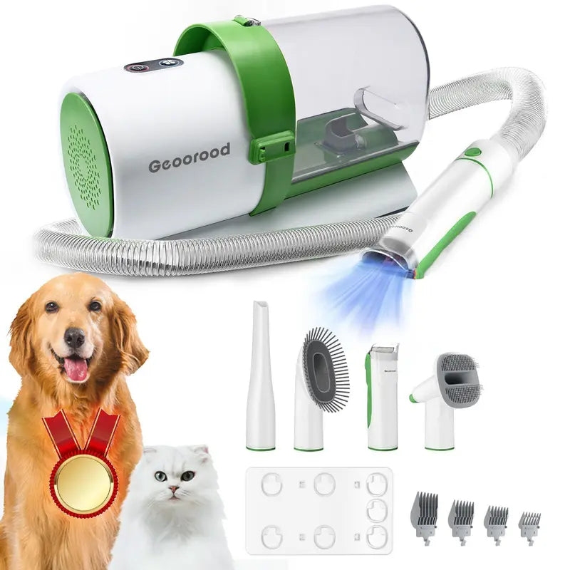 Geoorood Dog Grooming Vacuum, 2.5L Dog Vacuum Brush for Shedding Grooming, 4-In-1 Pet Grooming Vacuum, Dog Hair Vacuum Groomer, 2.5L Large Pog Grooming Kit , Pet Products, #Glenpowell #Tiktokshopdealdiscovery