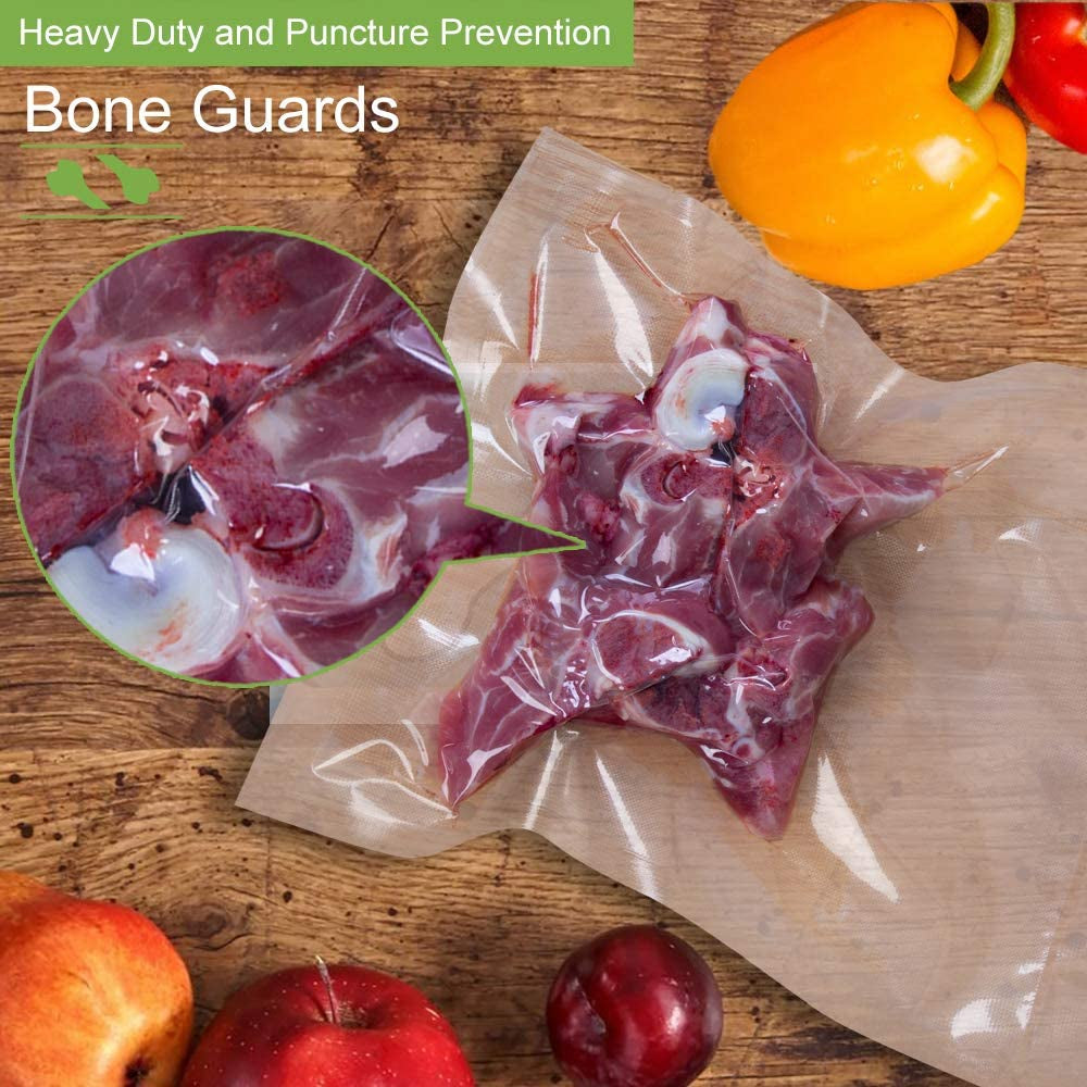 100 Gallon11X16 Vacuum Sealer Bags with Commercial Grade, BPA Free, Heavy Duty.Vacuum Sealer Freezer Bags Compatible with Any Types Vacuum Sealer