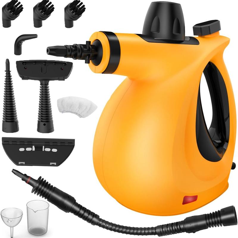 Pressurized Handheld Multi-Surface Natural Steam Cleaner with 12 Pcs Accessories, Multi-Purpose Steamer for Home Use, Cleaning Floor, Kitchen and Car