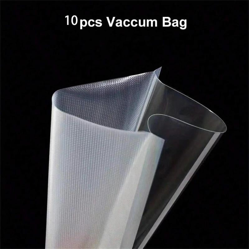 Portable Automatic Vacuum Sealing Machine, Real Air Compressor Pumping Machine with 10 Vacuum Bags, Compressed Air Food Packaging Machine