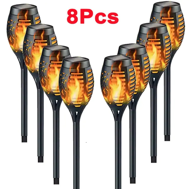 Solar Flame Torch Lights