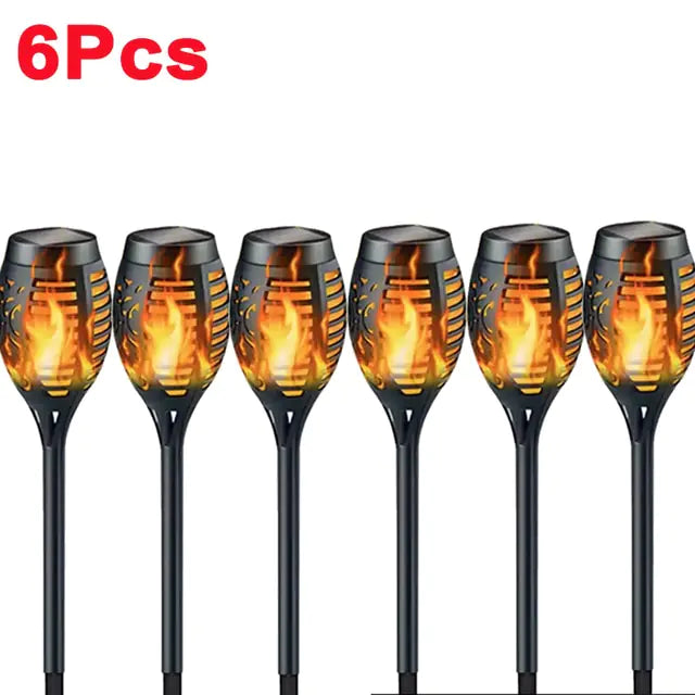 Solar Flame Torch Lights